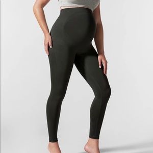 BLANQI Dark Green Maternity Leggings